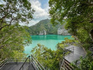 Ang Thong Marine Park's Koh Mae Koh Emerald lake view point